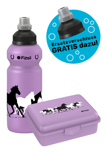 Fizzii Set Pferd Flieder